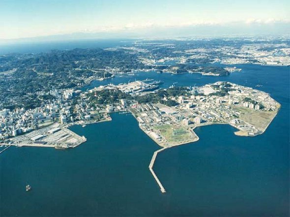 US Navy Base in Yokosuka, Japan.