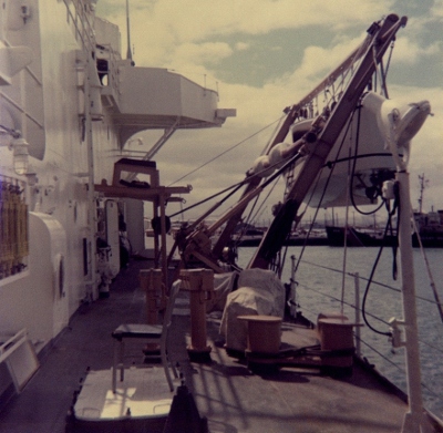 USCGC Winnebago's starboard main deck.