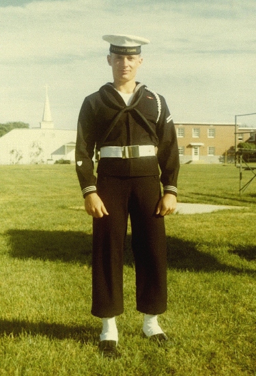 Ron Marlett after graduation from Coast Guard Boot Camp.