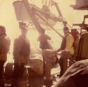 Ron Marlett during small boat drill.