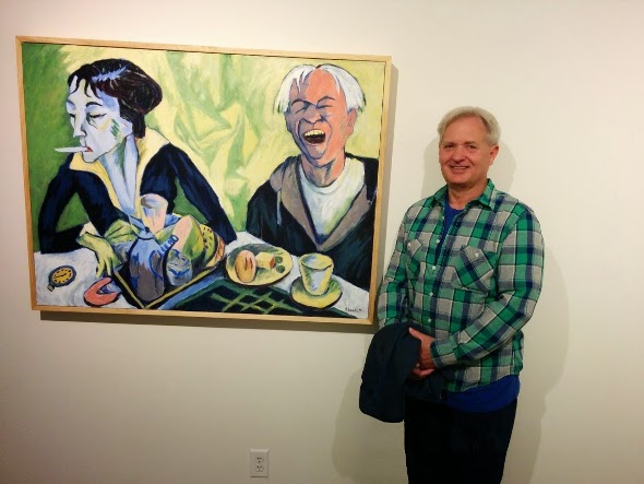 Ron Marlett at the Irvine Art Center.