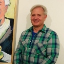 Ron Marlett at te Irvine Fine Art Center in 2014.