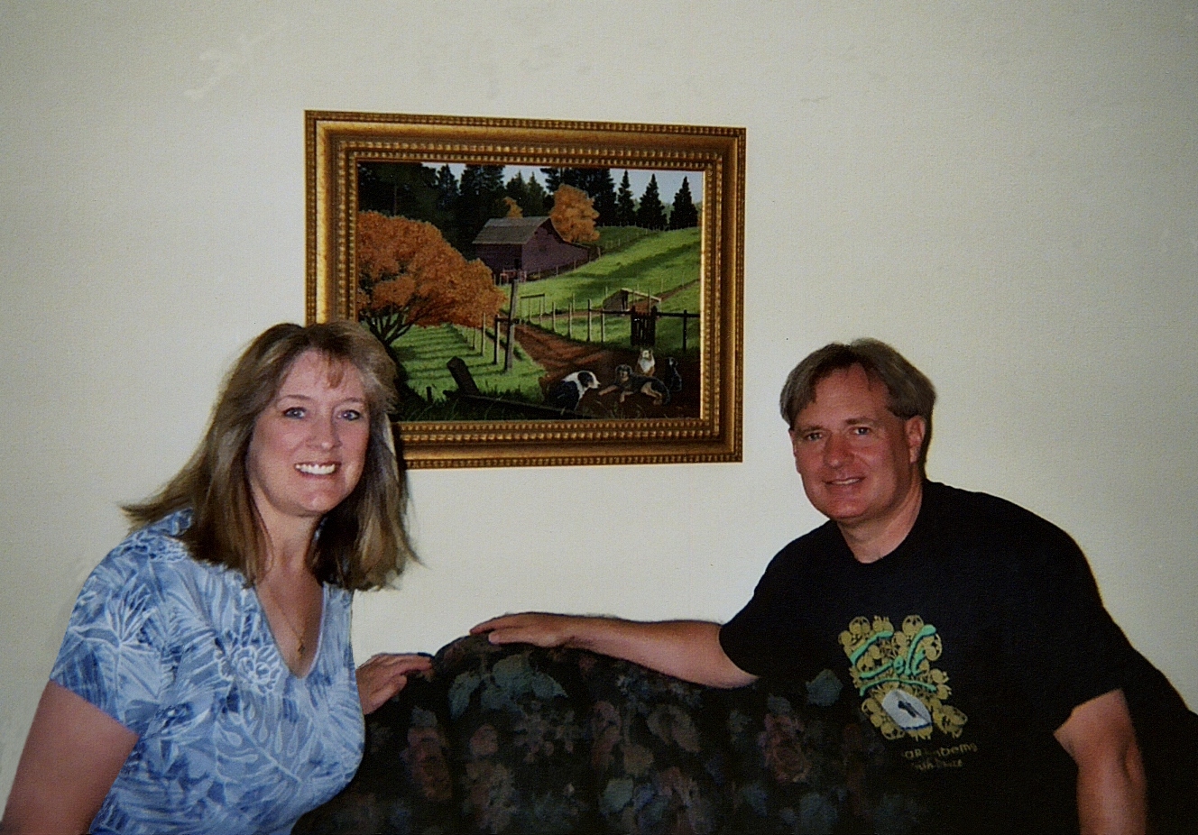 Ron Marlett and his cousin Holly in Portland, Oregon.