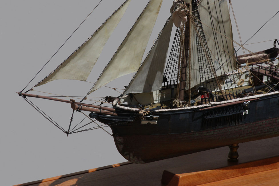 Detail view of the CSS Alabama.