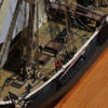 Detail of Ron Marlett's model CSS Alabama.