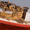 Detail from Ron Marlett's model of the USS Oregon.