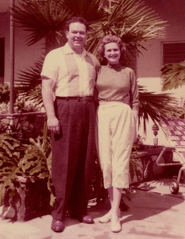 Ron Marlett's parents at their apartment in Palms, California.