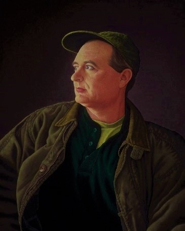 Ron Marlett's self portrait.