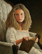 Ron Marlett's portrait of his niece Samantha.