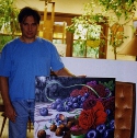 Ron Marlett in his Camarillo studio.