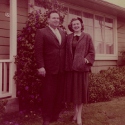 Ron Marlett's parents Howard and Vera at their Portland home.