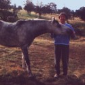 Ron Marlett with Spree the horse.