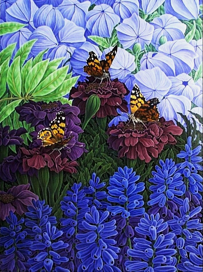 Painted Ladies by Ron Marlett.