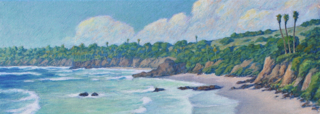 Detail from Picnic Beach North by Ron Marlett.
