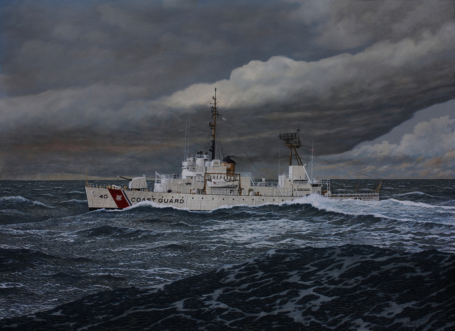 USCGC Winnebago by Ron Marlett.