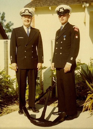 Ron Marlett and his father Howard in the Sea Explorers.