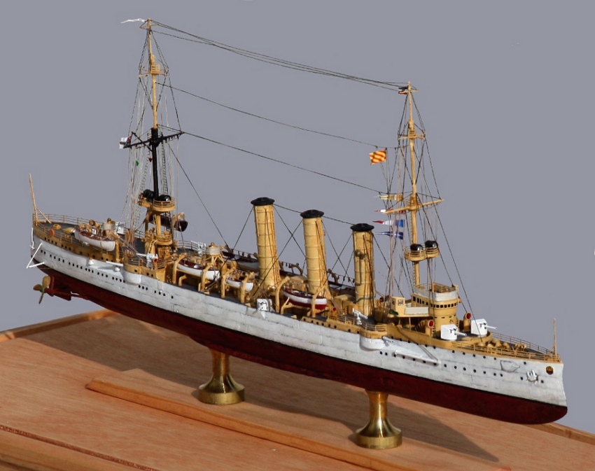 Ron Marlett's model of the SMS Emden.