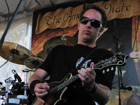 Ron Marlett's friend Frank LaBlanc playing music.