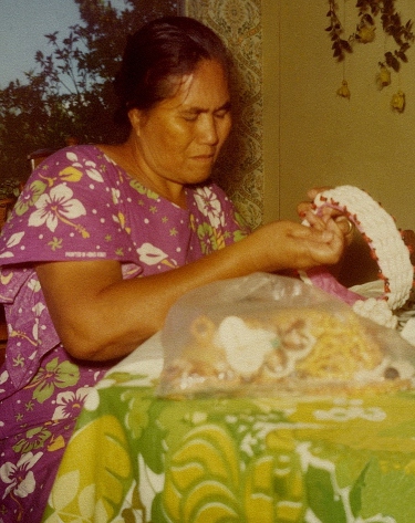 Teuruhei Buchin from Tahiti.