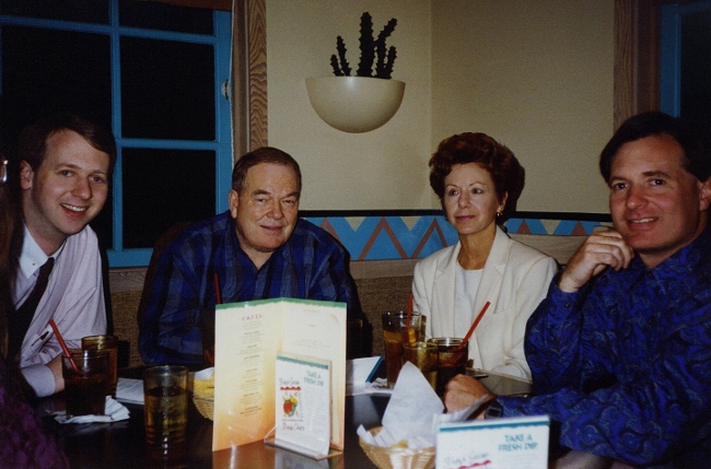 Ron Marlett's uncle and aunt Orville and Jeane and his niece's husband Dave Newhall.